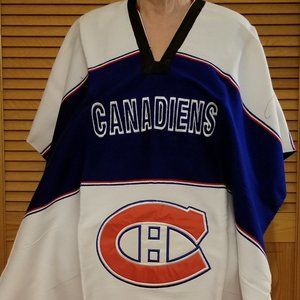 Montreal Canadiens Red White and Blue Unisex Poncho